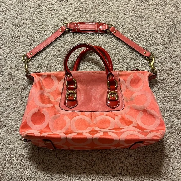 Coach VintageMadison Op Art Sabrina Satchel - Picture 2 of 10